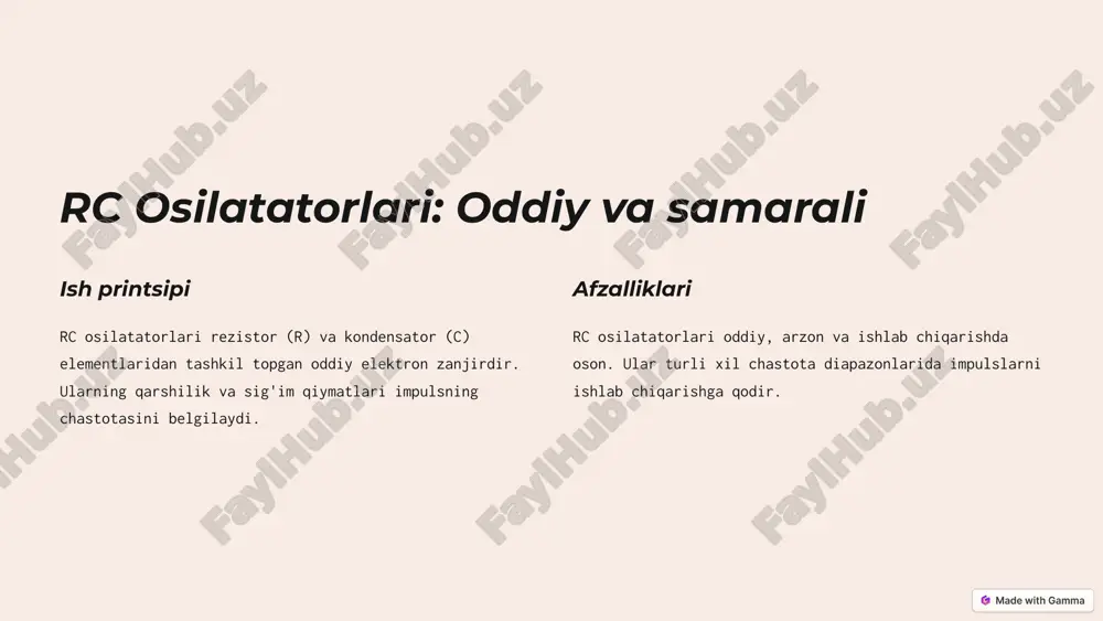 atsiya tizimlari va turli xil elektron o'yinchoqlarni ishlab chiqarishda qo'llaniladi. 9 tanlab olish - saqlash (uvx) qurilmalari: ma'lumotlarni saqlash 1 ram tezkor xotira (ram) ma'lumotlarni vaqtincha saqlash uchun ishlatiladi. u kompyuterning ishlayotgan dasturlari va ma'lumotlarini saqlaydi. 2 rom o'qish uchun xotira (rom) ma'lumotlarni doimiy ravishda saqlaydi. u dasturlarni va tizim sozlamalarini saqlash uchun ishlatiladi. 3 flash xotira flash xotira elektron ma'lumotlarni saqlash uchun ishlatiladi. u usb flesh-xotira kartalari, ssd disklar va boshqalarni o'z ichiga oladi. 10 image1.png image2.png image3.png image4.png image5.png image6.png