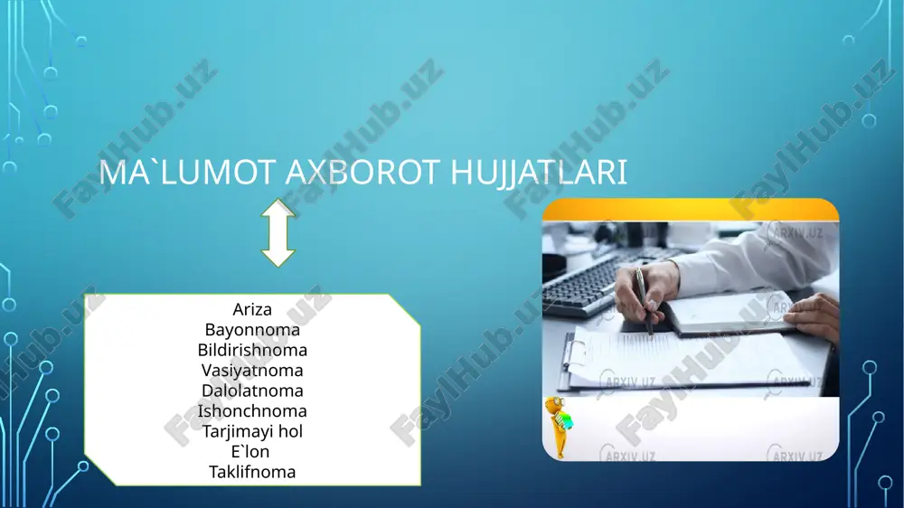 ma'lumot axborot hujjatlari - Page 3