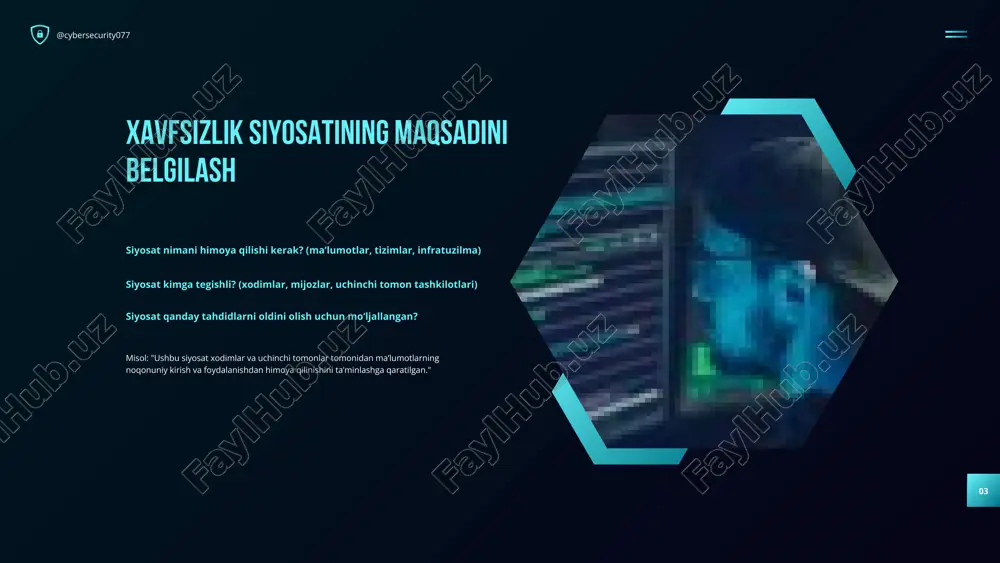 xavfsizlik siyosatlari - Page 3