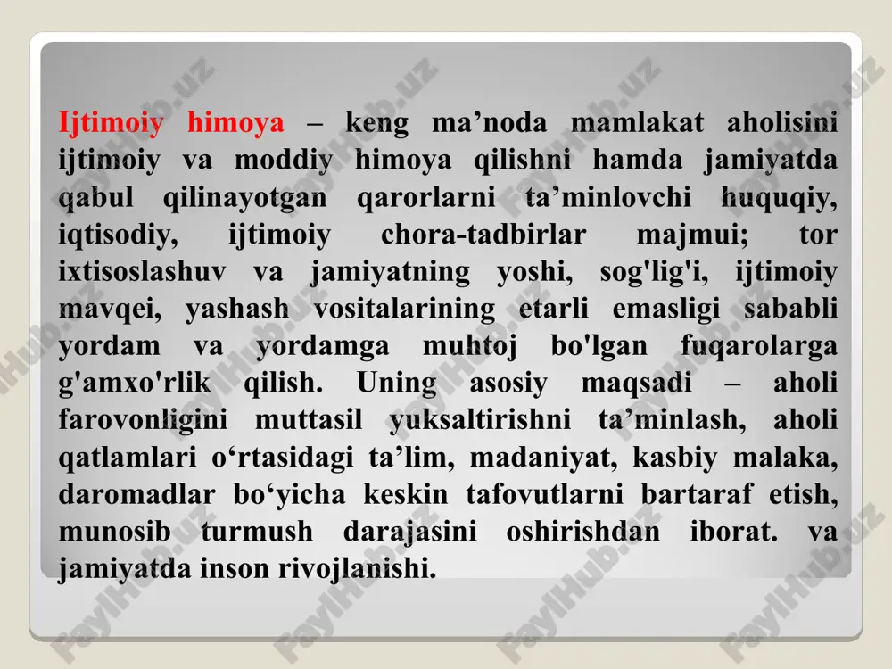 igi - mehnatga layoqatli aholini ijtimoiy foydali mehnatga jalb etish; fuqarolarning shaxsiy va ijtimoiy ehtiyojlarini qondirish bilan bog'liq va qonun hujjatlariga zid bo'lmagan, mehnatdan daromad olish, bandlik ijtimoiy mehnatni taqsimlash asosida xodimni muayyan mehnat kooperatsiyasiga jalb qilish uchun shaxslararo munosabatlarni ifodalaydi. o‘zbekistonda bandlik siyosati bozor iqtisodiyotiga o‘tishning birinchi bosqichida, ya’ni 90-yillarda shakllangan. mamlakatda aholi bandligini ta’minlash, insonning mehnatga bo‘lgan huquqlarini amalga oshirish kafolatlari “aholini ish bilan ta’minlash to‘g‘risida”gi qonun (1992 yil 13 yanvarda yangi tahrirda qabul qilingan; 1998 yil 1 mayda) bilan belgilanadi. o'zbekistonda bandlik muammolari katta e'tibor talab qiladi, chunki respublikada og'ir demografik vaziyat, aholining tabiiy o'sish sur'atlari yuqori, aholining asosiy qismini yoshlar tashkil qiladi, aholining asosiy qismi qishloqlarda istiqomat qiladi. 1998-yilda oʻzbekiston mehnatga layoqatli aholisining 33,9 foizi davlat sektori korxona va tashkilotlarida, 66,1 foizi nodavlat sektori obʼyektlarida, shu jumladan, shaxsiy tomorqa xoʻjaliklarida (2,7 foiz) band boʻldi. bozor iqtisodiyotiga o'tish davrida mulkchilikning turli shakllari paydo bo'lishi tufayli nodavlat sektorida …