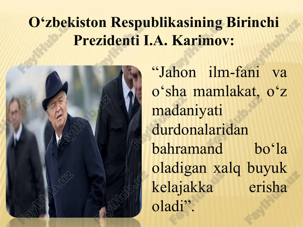 ydir. bu maktab yoshiga etgan barcha bolalar umumiy yoki maxsus (nogiron bolalar va rivojlanishida kechikishlar bo'lgan bolalar uchun) boshlang'ich maktabga borishini anglatadi. bolalarning boshlang'ich ta'lim bilan qamrab olinishi tegishli yoshdagi bolalar sonining 100% ni tashkil qiladi. boshlang'ich maktabni tugatgandan so'ng, bola o'qish, yozish va hisoblash qobiliyatiga ega bo'lishi kerak. talabaga nazariy fikrlash elementlari, o'quv harakatlarini o'z-o'zini nazorat qilish qobiliyati o'rgatiladi. nutq madaniyati, shaxsiy gigiena asoslari, jamiyatda sog'lom turmush tarzi va xulq-atvori bo'yicha bilimlar beriladi. boshlang'ich maktabdagi maktab fanlarining sifati va mazmuni har xil turdagi maktablar va o'quv muhitiga nisbatan moslashuvchan. davlatimiz rahbari tashabbusi bilan istiqlol yillarida mamlakatimizda ta’lim tizimining barcha bo‘g‘in va bo‘g‘inlarini qamrab olgan, uning jahon andozalari darajasida bo‘lishini ta’minlashga qaratilgan tub tarkibiy va mazmunli islohotlar amalga oshirildi. ta’lim tizimini isloh qilishning rivojlangan huquqiy asoslari yaratilib, unda inson kapitaliga yo‘naltirilayotgan investitsiyalar va investitsiyalar hajmini oshirish, bilimli va intellektual rivojlangan avlodni tarbiyalash eng muhim qadriyat va hal qiluvchi kuch sifatida …