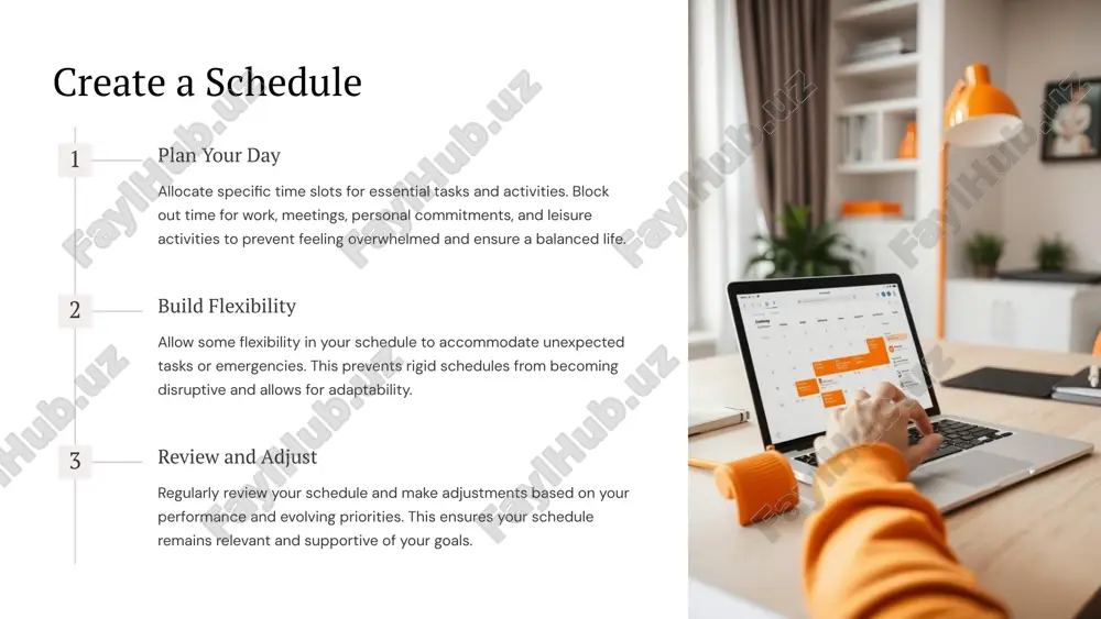 nuous improvement. 9 key takeaways by implementing these strategies, you can take control of your time, achieve your goals, and enjoy a more fulfilling life. remember to prioritize your well-being, stay organized, and continuously evaluate your time management practices for ongoing improvement. you've got this! 10 image1.png image2.png image3.png image4.png image5.png image6.png image7.png image8.png image9.png image10.png image11.png image12.png image13.png image14.png image15.png