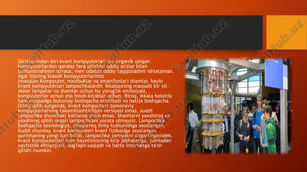 siy muammo xatolarni tuzatishdir va masshtablash (ko'proq kubitlarni qo'shish) ularning chastotasini yanada oshiradi. ushbu cheklovlar tufayli, stolingizdagi kvant shaxsiy kompyuter hali ham uzoq kelajakdir, ammo yaqin kelajakda tijorat kvant kompyuterlari paydo bo'lishi mumkin. keling, bu haqda batafsilroq gaplashaylik. biroq, kvant kompyuterlarida bitta katta muammo bor. ya'ni, olimlar ulardan foydalanishda katta muammoga duch kelishmoqda, chunki qubitlar o'zlarining maxsus xususiyatlari tufayli ulardan har qanday ma'lumotlarni aniq o'qiy olishlari uchun etarli darajada tinch muhitga muhtoj. har bir, hatto eng kichik qoidabuzarlik ham ma'lumotni aniq o'qishni imkonsiz qiladi. klassik kompyuterlar misolida, o'tmishda ham shunga o'xshash muammo muhim rol o'ynagan, ammo bugungi kunda u shunchalik ahamiyatsizki, hatto akademik fanda ham ko'pincha e'tibordan chetda qolmoqda. biz xato darajasi haqida gapiramiz. bu bit yoki qubit ma'lumotlarning qaysi nisbati buzilishi mumkinligini aniqlaydigan ko'rsatkichdir. bu, masalan, haddan tashqari kuchlanish yoki boshqa buzilishlar vaqtida sodir bo'lishi mumkin. yana bir muammo - kvant holatlarining "beqarorligi". har safar biz kvant holatini o'lchaganimizda …