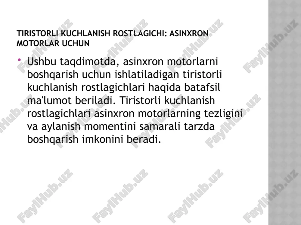 tiristorli kuchlanish rostlagichi: ish prinsipi - Page 3