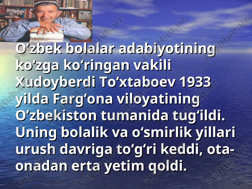xudoyberdi to’xtaboyev hayoti va ijodi - Page 3