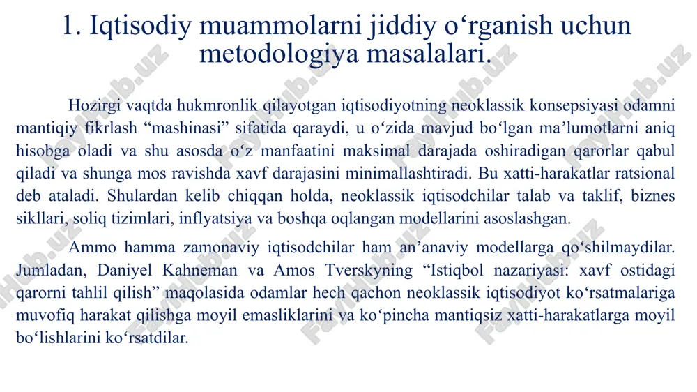 xulq-atvor iqtisodiyoti - Page 3