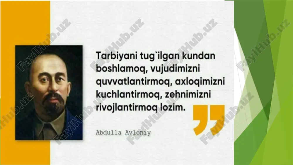 shiroq tushunishga yordam beradi va o‘qituvchilarga bir-biridan o‘rganish imkonini beradi. belgiya fransiya ta’lim tizimida sinf rahbarining roli o‘quvchilarga ta’lim va tarbiya berish bilan cheklanmaydi. u o‘quvchilar o‘rtasidagi hamjihatlik va do‘stona muhitni yaratish uchun ham javobgar. fan o‘qituvchilari bilan birgalikda sinfdagi o‘quvchilarga individual yondashuvni takomillashtirish orqali jamoani mustahkamlashda sinf rahbarlari o‘quvchilarning ijtimoiy rivojlanishiga hissa qo‘shadi. yaponiya ta’lim tizimida sinf rahbari o‘quvchilar o‘rtasida intizom va tartibni saqlashda asosiy ro‘lni o‘ynaydi. fan o‘qituvchilari va sinf rahbarlari birgalikda o‘quvchilarni tarbiyaviy jihatdan qo‘llab-quvvatlab, ularning sinfdoshlari bilan o‘zaro hurmat va mas’uliyat hissini shakllantirish uchun ishlaydilar. sinf rahbari va fan o‘qituvchilari intizom masalalarida muntazam muloqot qilib, o‘quvchilarning sinfda o‘zlarini tutishiga va jamoa bo‘lib ishlash qobiliyatiga yordam beradi. fransiya yaponiya rossiya rossiya davlatida fan o‘qituvchilari bilan sinf rahbarlari o‘rtasida o‘zaro hamkorlik bo‘yicha tadqiqotlar, so‘rovnomalar o‘tkazilgan. 9 qiyosiy tahlil o‘zbekistonda o‘zbekistondagi ta’lim berish samaradorligi yuqori bo‘lgan maktablarda fan o‘qituvchilari dars jarayonida o‘zlarining faniga qiziqishi bor o‘quvchilarni 5-sinfdan kuzatuv asosida …
