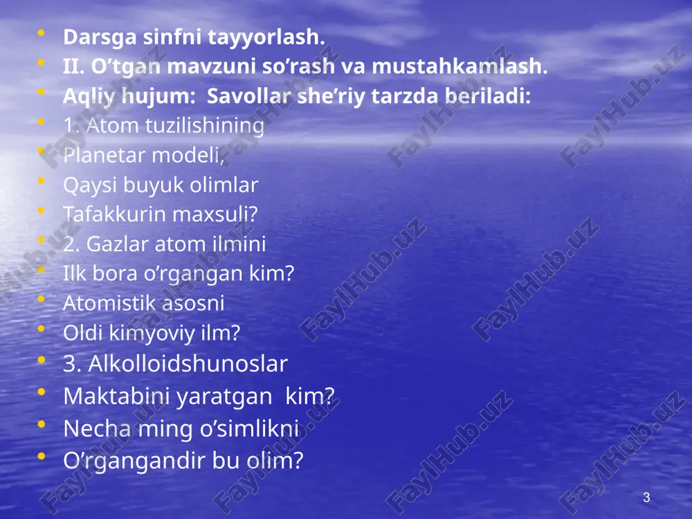 agi kimyoviy element. 8. geveya daraxtidan olinadigan tabiiy mahsulot 35 36 e’tiboringiz uchun rahmat! 37 image2.png image3.png image4.png image5.png image6.png image7.png image8.png image9.png image10.png image11.png image12.png image13.png image14.png image15.png image16.png image17.png image18.png image19.png image20.png image21.png image22.jpeg image23.png image24.png image25.jpeg image26.jpeg image27.jpeg image28.jpeg image29.png image30.png image31.jpeg image32.emf image33.emf image1.jpeg /docprops/thumbnail.jpeg