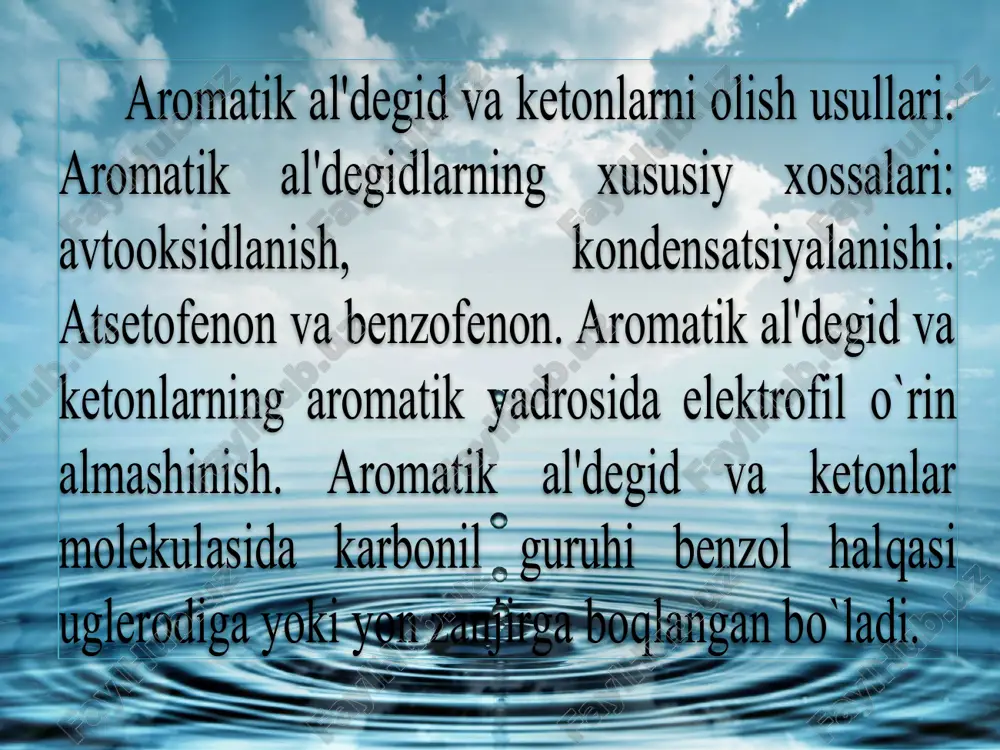 aromatikaldegidvaketonlar - Page 3