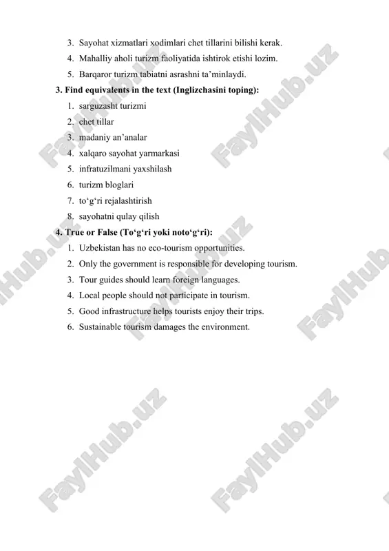 ways to effectively use the tourism resources of uzbekistan - Page 3