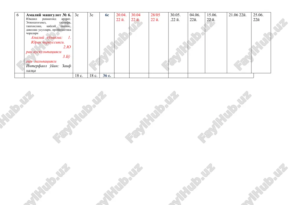 pediatriciya fani bo'yicha amaliy mashg'ulotlar - Page 3