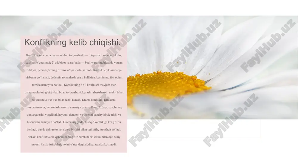 himga kelishi va to'xstatilishi; konflikti simmetrik yechimining toplishi va toxstatilishi (ikki taraf xam bir xil'da yo yutib chikadi, yo yutkizadi); konflikt asimmetrichnix xal bolishi (ziddiyatda fakat bir tomon yutib chikadi); konflikt boshka bir katta nizoni keltirib chikarishi; konfliktuyut asta "o'chib", "so'nishi" va yo' kolib borishi. korinib turibdiki, konflikti, yechimiga karab turlarga bolinishi, ob'edinenie mavdjud bo'lgan barcha ksususiyatlarini o'zida djamlamaydi. konflikt yechimini kuyidagi guruxlarga ayratish mumkin: tomonlaming ishtiyoriy kelishuviga ko'ra ziddiyatning yechimga kelishi va to'xstatilishi; konflikti simmetrik yechimining toplishi va toxstatilishi (ikki taraf xam bir xil'da yo yutib chikadi, yo yutkizadi); konflikt asimmetrichnix xal bolishi (ziddiyatda fakat bir tomon yutib chikadi); konflikt boshka bir katta nizoni keltirib chikarishi; konfliktuyut asta "o'chib", "so'nishi" va yo' kolib borishi. korinib turibdiki, konflikti, yechimiga karab turlarga bolinishi, ob'edinenie mavdjud bo'lgan barcha ksususiyatlarini o'zida djamlamaydi. ; amerikalik olim r.dal konflikt yechimining kuyidagi i spesifik turlarini adjratib korsatadi: konflikt tupikka kirib qolishi, zo'ravonlik ko'rsatish, nizing tinchlik bilan …
