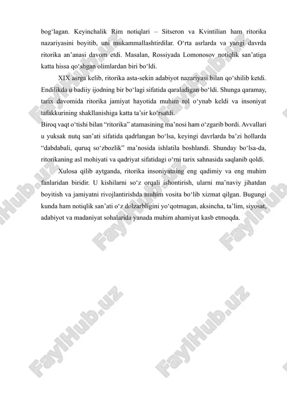 ritorika — notiqlik va so‘z san’ati esse - Page 3