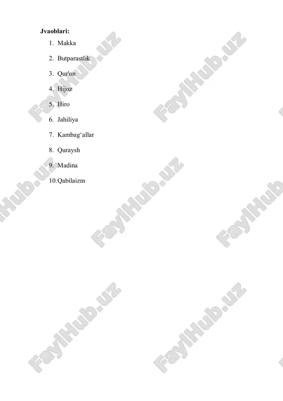 agi eskhatologik (oxirat) ta’limotlar nimani tushuntiradi? mavzu: esxatologiyaning mohiyati: qiyomat va oxirat dunyosi. 1. oson darajadagi savollar (30%) – 7 ta savol: 1. qiyomat so‘zi qanday ma’noni anglatadi? 2. oxirat dunyosi deganda nima tushuniladi? 3. islomda qiyomatga ishonish necha imon shartidan biridir? 4. jannat va do‘zax nima? 5. esxatologiya qanday ilm sohasi? 6. qabr azobi haqida qanday tushunchalar mavjud? 7. islomda “hisob-kitob kuni” deganda nima nazarda tutiladi? 2. o‘rtacha darajadagi savollar (40%) – 10 ta savol: 8. qiyomat kuni yuz beradigan asosiy voqealarni sanab bering. 9. mahshar maydoni nima va u qayerda bo‘ladi? 10. qiyomatda insonlar qanday tiriladi? 11. “amal daftarlari” haqida nimalar ma’lum? 12. munkar va nakir farishtalarining vazifasi nima? 13. “sirat ko‘prigi” haqida islomda qanday tushuncha mavjud? 14. insonning amallari qanday baholanadi? 15. “mizan” — tarozi haqida nima bilasiz? 16. kimlar jannatga kiradi? 17. do‘zax azobi qanday ta’riflanadi? 3. qiyin darajadagi savollar (30%) – 8 ta savol: 18. …