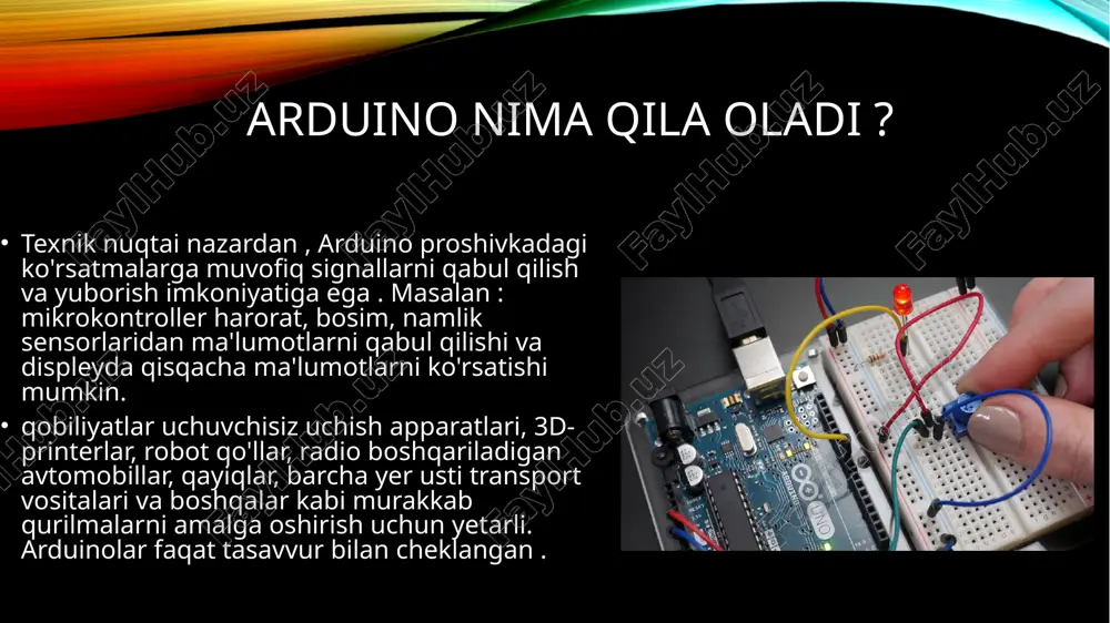 arduino mikroprotsessorlarining tavsifi - Page 3