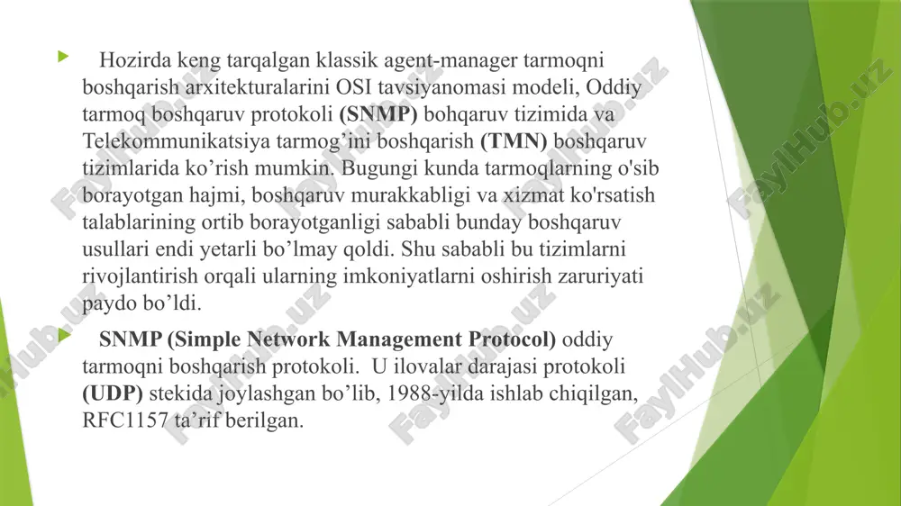internettarmoq'iniboshqarishtizimlari va modeli - Page 3