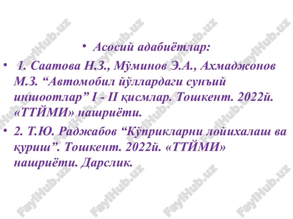 y shpuntlar xar xil markali bo'ladi. masalan, engil yassi qarshilik momentlari kichik bo'lgan shp - i, o'rtacha bikrlikdagi va og'ir bo'lgan shk - i, larsen iii, larsen iv, v markali. handaqlarni kazishda ushbu turdagi to'siqlardan foydalanish mumkin. -tuproqli; -bir tomonidan tuproq to'kilgan shpunt (devor)li; -ikki qator shpuntli (o'rtasi tuproq bilan to'ldiriladi); -pontonlardan; -muzlardan. tuproq to'siqlar oddiy bo'lib, suvning chuqurligi 2-3 m bo'lganda qo'llaniladi (tezligi 0,4 - 0,5 m/s). (rasm 1, a) kamchiligi: kengligi katta bo'lib daryoni toraytirib qo'yadi va suv tezligini oshiradi. to'siqlar o'lchamini bir tomonidan shpunt devor qurish bilan kamaytirish mumkin. (rasm 1, b). shpunt devor handaq perimetri bo'yicha o'rnatiladi. daryo suvi chuqurligi 4-5 m va tezligi 0,7 - 1,0 m/s bo'lganda ikki qatorli shpunt devorlar o'rnatiladi. shpuntlar orasi 2,0 m.dan kam bo'lmasligi kerak (rasm 1, v). daryo chuqurligi 10  12 m gacha bo'lgan joylarda ks markali metall pontondan yasalgan to'siqlar ishlatiladi. (rasm 2) shimoliy mintaqalarda muzli to'siqlardan …