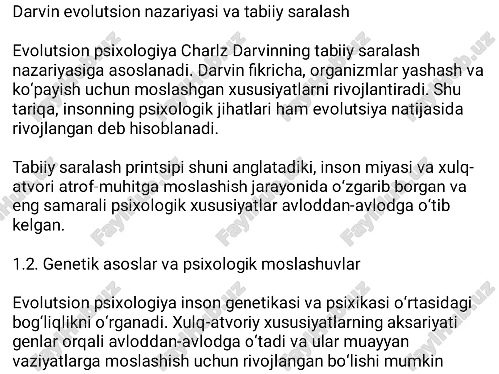 evolutsion psixologiya - Page 3