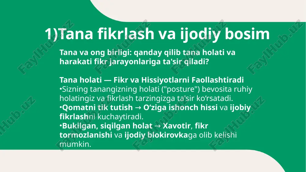 ijodiy fikrlash fanidan slayd - Page 3