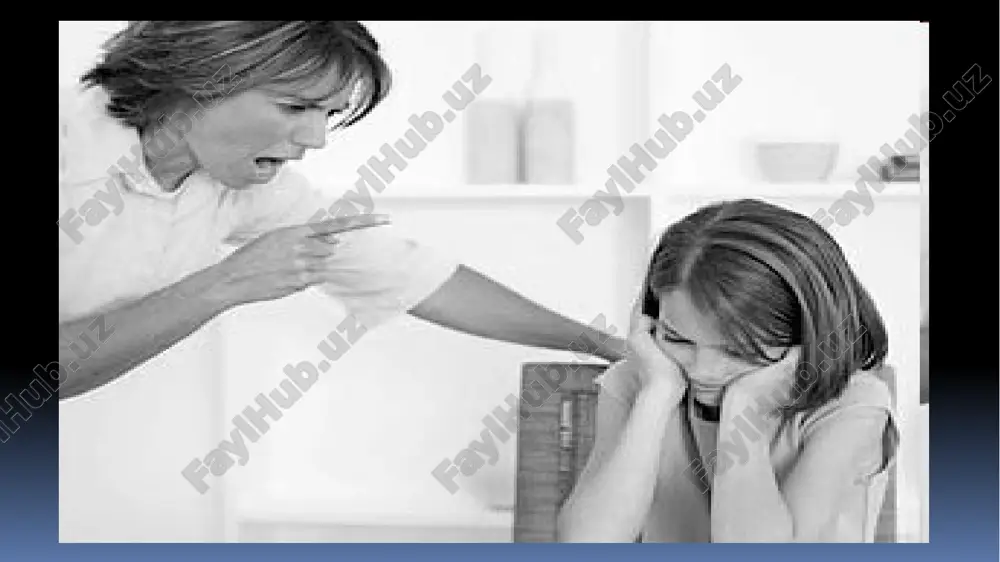 ni yuqori ixtisoslashtirilgan tug’ruqxonalarda ginekolog,neonatolog,anezteziologlar ko`magida olib borilishi kerak. tug`ruqning birinchi davrida bachadon bo’ynining ochilishini intensiv kuzatish, zarur hollarda onaga spazmolitik va og’riq qoldiruvchi dori vositalarni buyurish kerak. zarur hollarda epidural anesteziyadan ham foydalanish mumkin. shu bilan birgalikda homila gipoksiyasining oldini oluvchi terapiyani ham qo’llash kerak. xirurgik davo kesarcha kesish usuli intranatal gipoksiyada, anomal tug’ruq jarayonlarida, konservativ davo choralari yordam bermaganda shuningdek klinik tor chanoqli onalarda qo’llaniladi. oqibati voyaga yetmaganlar homiladorligi 70-98% hollarda asorat bilan tugallanadi. 45-94% hollarda tug’ruq travmalar bilan o’tadi. tug’ruqning asorat bilan o’tishi ona va bola uchun yuqori darajada bo’lib,ko’pincha onaning yoshiga bog’liq bo’ladi. etiboringiz uchun rahmat!!! image2.jpeg image3.png image4.png image5.png image6.png image7.jpeg image8.jpeg image9.png image10.png image11.jpeg image12.png image13.emf image14.png image15.png image16.png image17.jpeg image18.png image19.png image20.png 15%15%70% beremennosti zakanchivayutsya rodamivikidishamiabortami /docprops/thumbnail.wmf