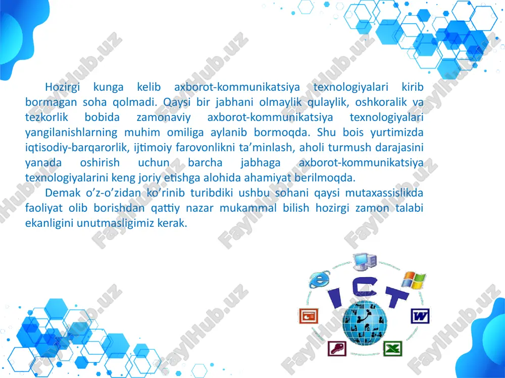 tosh operatsion tizimi 1984 yilda apple kompaniyasi tomonidan yaratilgan boʼlib, u faqat apple kompyuterlari uchun xizmat qiladi. 1990-yillarga kelib qisqa vaqt ichida macintosh klonlarda taklif qilingan. foydalanish qulay boʼlmaginligi bilan bir qatorda, raqobatchilariga nisbatan zamonaviy texnologiyalar yoʼqligi uchun tanqid qilindi. shu sababdan, 1996 yilda "mac os" deb qayta brendlangan tizim 2002 yilgacha har bir macintosh kompyuterlarida oldindan oʼrnatilib chiqariladigan boʼldi. hozirgi kunga kelib macos 2012 va os x 2016 foydalanilmoqda. apple kompaniyasining boshqa qurilmalar uchun ios, ipados, watchos, va tvos kabi operatsion tizimlari ham mavjud. apple 1976 yil 1 aprelda tashkil topgan; asoschilari steve jobs(1955-2011), steve wozniak(1950), and ronald wayne(1934); joylashgan joyi cupertino, california faoliyati: macintosh, ipod, iphone, ipad, apple watch, apple tv, homepod, macos, ios, ipados, watchos va boshqalar; ishchilar soni 132,000 (2019 y.) apple linux operatsion tizim linux operatsion tizimi (ot), boshqa ot kabi, zamonaviy kompyuterning ishini taʼminlovchi asosiy qismidir. unga 1991 yilda, oʼsha vaqt hali talaba, linus …