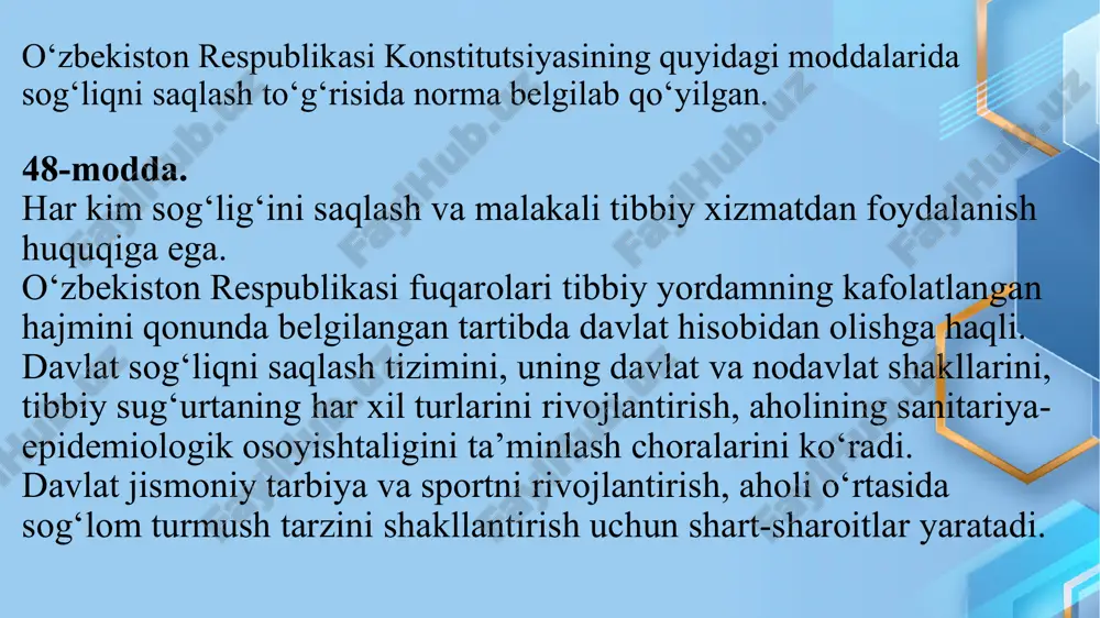 davlat byudjetining sog‘liqni saqlash xarajatlari - Page 3