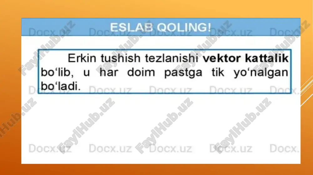 erkin tushish tezlanishi - Page 3
