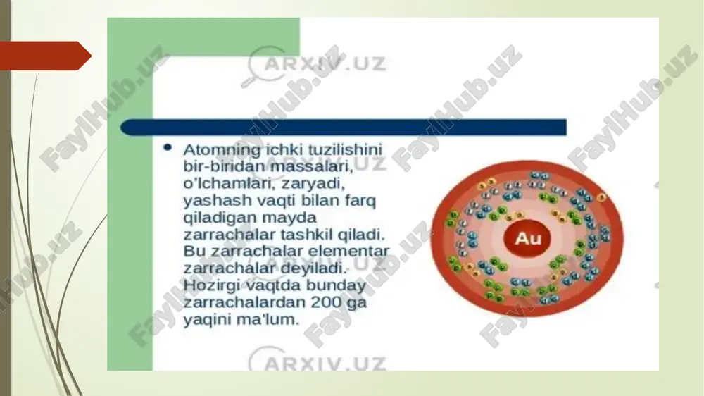 atom yadrosining tuzilishi. yadro kuchlari. - Page 3