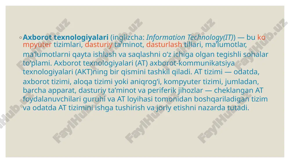 tik amalni bajarishga qodir boʻlgan birinchi mexanik kalkulyator ishlab chiqildi. klapanli elektron kompyuterlar 1940-yillarning boshida paydo boʻla boshladi. 1941-yilda tugallangan elektromexanik zuse z3 dunyodagi birinchi dasturlashtiriladigan kompyuter edi va zamonaviy standartlarga koʻra toʻliq hisoblash mashinasi hisoblanishi mumkin boʻlgan birinchi mashinalardan biri edi. ikkinchi jahon urushi paytida colossus nemis xabarlarini shifrlash uchun birinchi elektron raqamli kompyuterni ishlab chiqdi garchi dasturlashtirilsa ham, u umumiy maqsadli emas edi, faqat bitta vazifani bajarish uchun moʻljallangan edi. shuningdek, u oʻz dasturini xotirada saqlash qobiliyatiga ega emas edi; dasturlash ichki simlarni oʻzgartirish uchun vilkalar va kalitlar yordamida amalga oshirildi. birinchi taniqli zamonaviy elektron raqamli saqlangan dastur kompyuteri 1948-yil 21-iyunda oʻzining birinchi dasturini ishga tushirgan manchester baby edi. 1940-yillarning oxirida bell laboratoriesda tranzistorlarning rivojlanishi energiya sarfini sezilarli darajada kamaytiradigan yangi avlod kompyuterlarini ishlab chiqishga imkon berdi. savdoda mavjud boʻlgan birinchi saqlangan dasturli kompyuter ferranti mark i 4050 klapanni oʻz ichiga olgan va 25 kilovatt quvvat sarflagan. taqqoslash …