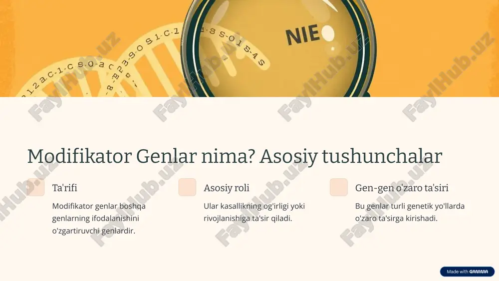odamda modifikator genlar - Page 3