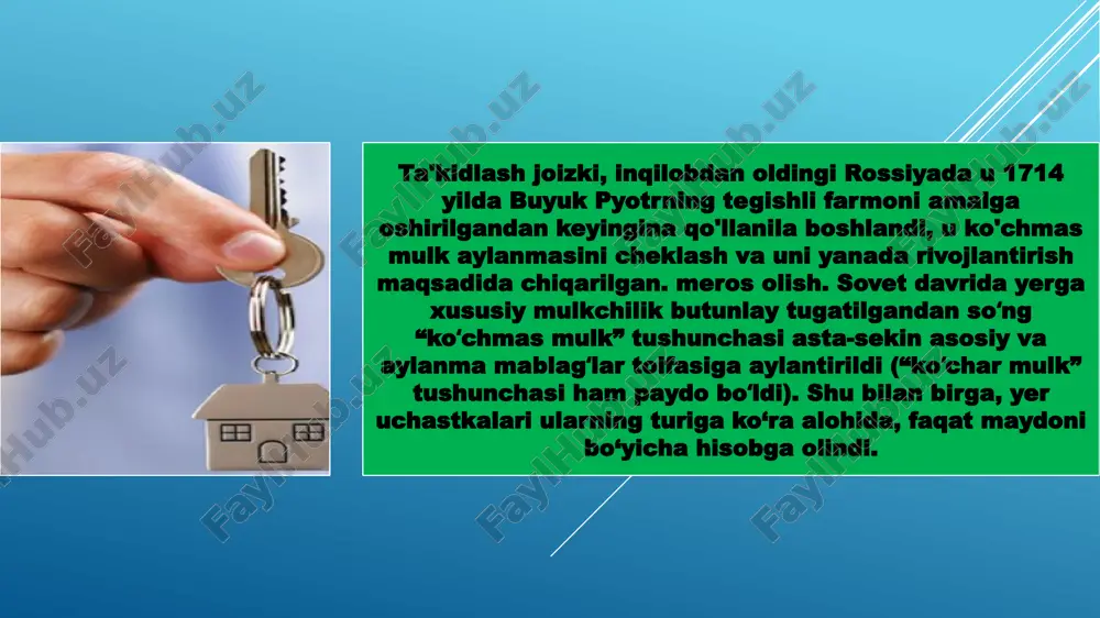 ko'chmas mulk va uning ahamiyati - Page 3