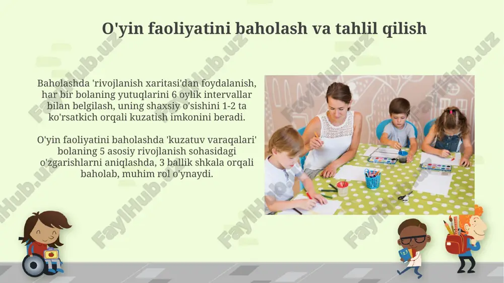 tarbiyachining oʻyin faoliyat mashgʻulotlarini tashkil etishdagi kompetentligi - Page 3