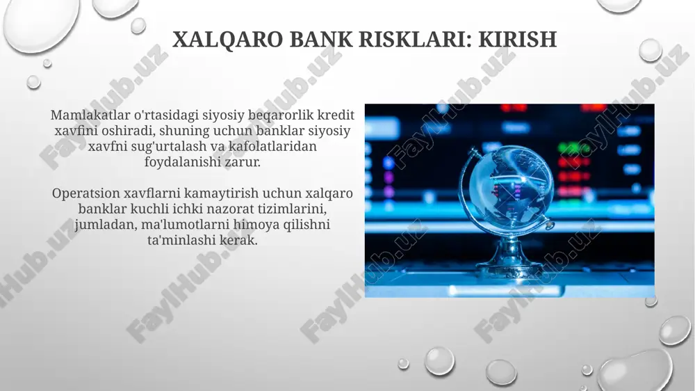 xalqaro bank risklari va ularni boshqarish usullari - Page 3