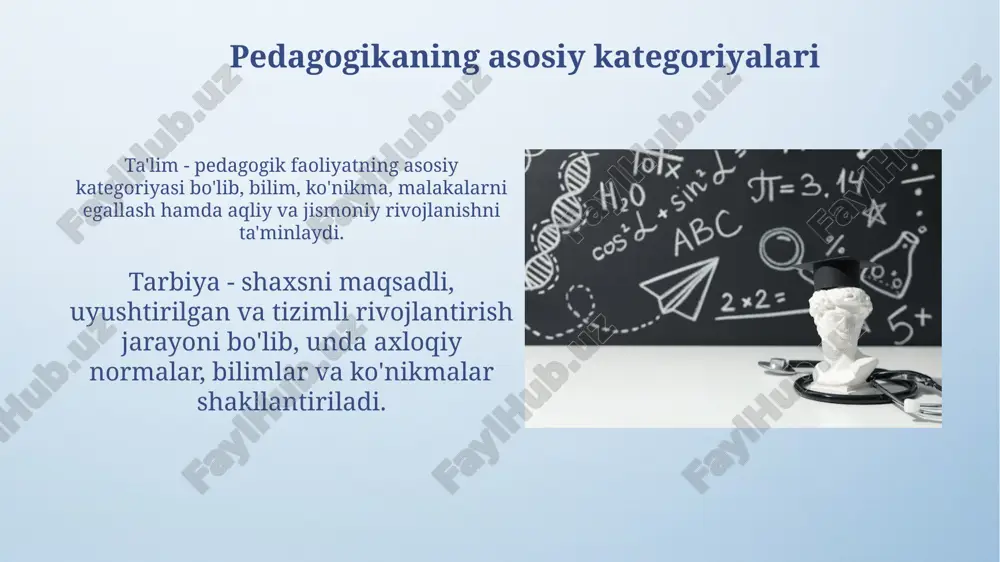 pedagogika fanining predmeti, maqsadi, vazifalari - Page 3