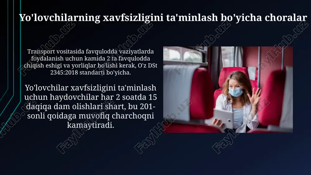 yo'lovchilarning xavfsizligi bo'yicha choralar - Page 3