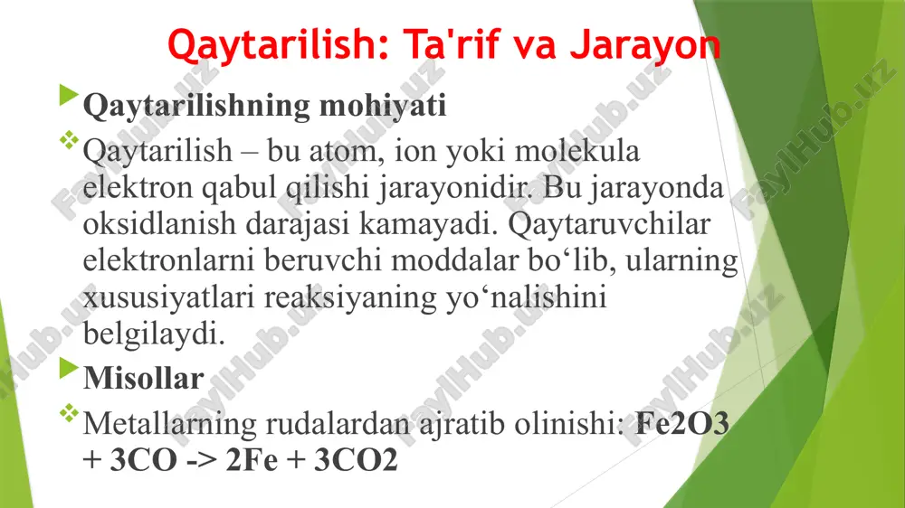 oksidlanish–qaytarilish reaksiyalari - Page 3