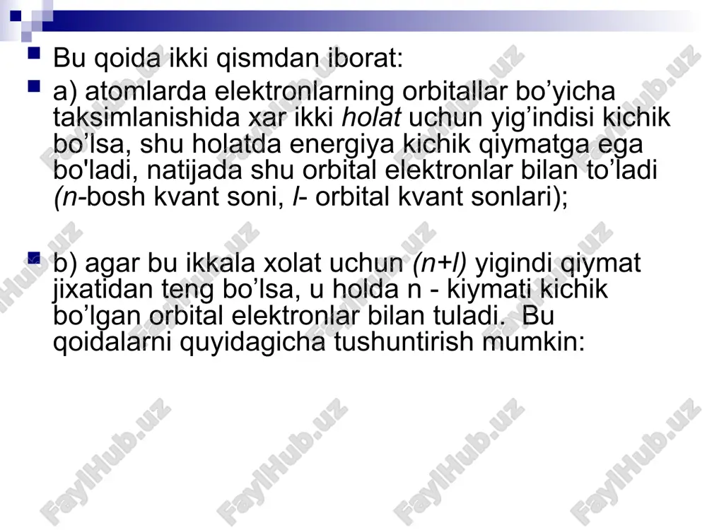 keyin qaytarilishini izohlab berdi.