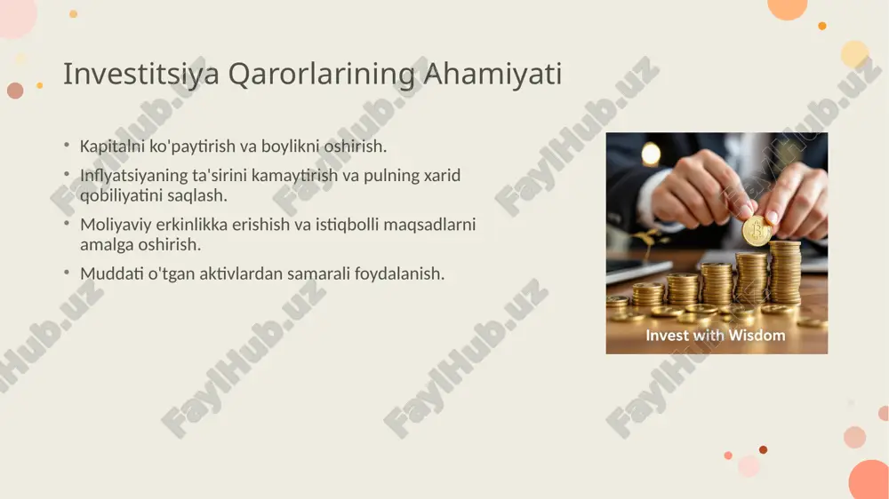 investitsion qarorlarni qabul qilish - Page 3