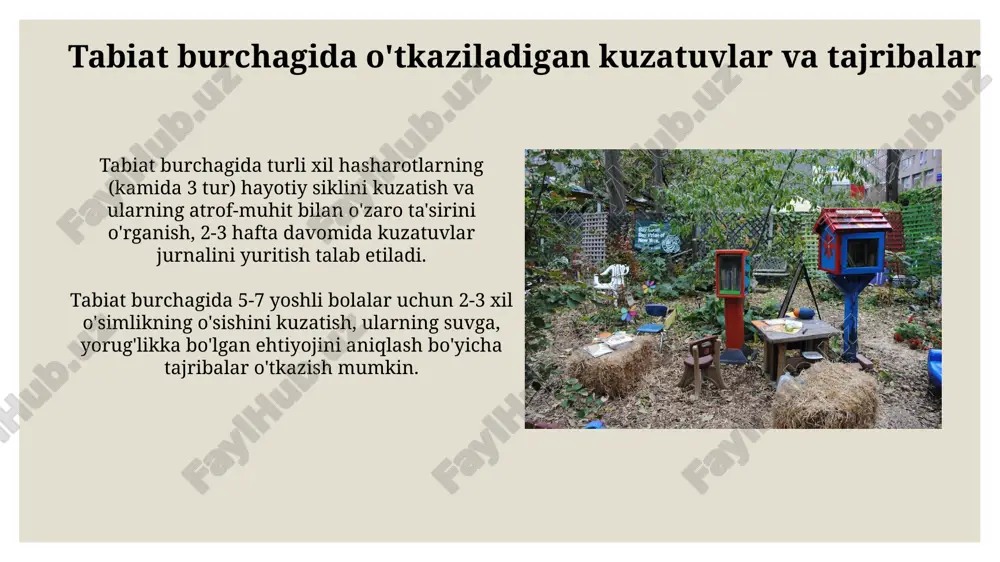tabiat burchagini tashkil etish - Page 3