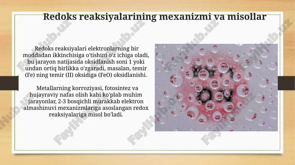 redoks reaksiyalarining mexanizmi va misollar - Page 3