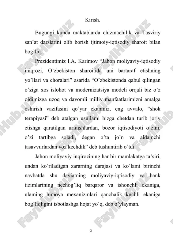 rug‘lik nuri jism sirtiga nisbatan turli burchak ostida bo‘ladi. shuning uchun jism sirti qismlari yorug‘lik quvvatini turli miqdorda qabul qiladi. natijada aylanish sirtlarida yoritilgan va soya qismlari orasida keskin chegara chiziq bo‘lmaydi. yorug‘lik nuri va sirt normali orasidagi o‘lchangan burchak nurning sirt bilan hosil qilgan burchagi hisoblanadi. soyaning bir qator fizik xususiyatlaridan yuqorida ta'kidlangandek rassomlar keng foydalanadilar. bmi ga oid adabiyotlar tahlili: bitiruv malakaviy ishini yoritishda adabiyotlarni o’rganish va tahlil qilish muhim ahamiyatga ega. jumladan soyalar haqida umumiy ma’lumotga ega bo’lishimiz kerak. narsa shaklining aniq ko’rinishi uning yoritilish darajasiga bog’liq. normal yoritilgan narsalar shakli bizga aniqroq ko’rinsa, ortiqcha yoki kamroq yoritilganlari noaniq bo’lib ko’rinadi. bir xilda yoritilgan narsalardagi soya va yorug’lik kontrasti bizdan uzoqlashgan sari xiralashib boradi, ularning chegaralari ham yo’qolib boradi. chizma geometriya bo‘yicha birinchi rus professori va bu fanning rossiyadagi asoschisi ya.a.sevastyanovning (1796-1849) “chizma geometriya asoslari” nomli darsligi 1821 yilda nashrdan chiqarildi. shuningdek, u chiziqli perspektiva, ortogonal va …