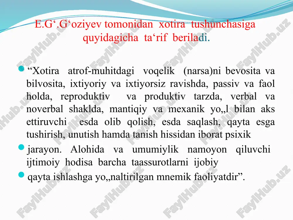 xotira, tafakkur, xayol - Page 3