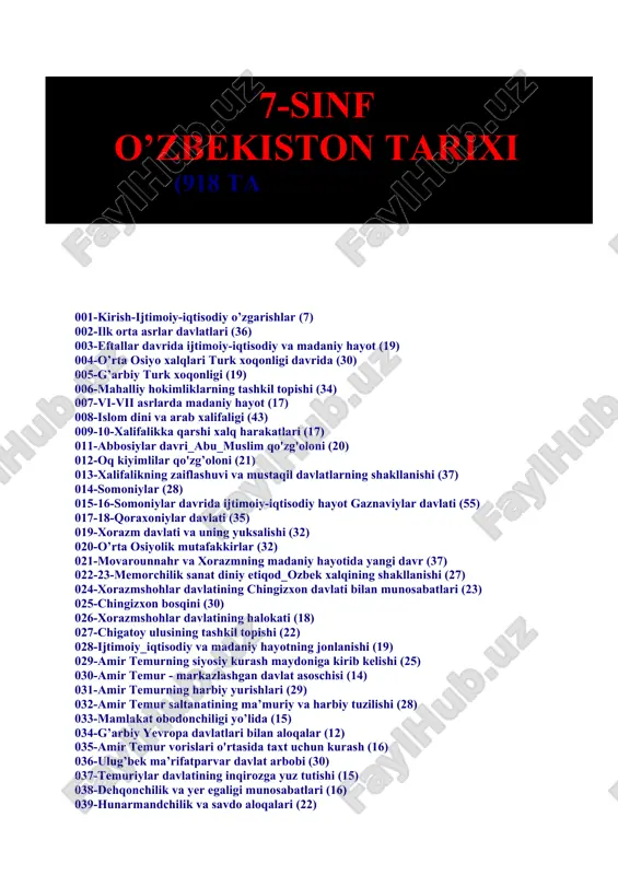 yilda 4. xorazmshoh afrig' zarb qilgan tanganing bir tarafiga shoh orqasiga....tasviri tushirilgan edi. a) burgut b) arslon c) suvoriy d) shohbozlochin 5. abu rayxon beruniyning yozishicha xorazmshoh unvonini dastlab qaysi sulola qabul qilganlar? a) afrig'iylar b) anushteginiylar c) siyovushlar d) ma'muniylar 6. beruniyning ma'lumotiga ko'ra xorazmshoh unvonini kim birinchi bo'lib olgan? a) xusrav b) farasman - c) saksafar - d) kayxusrav - 7. ma'lumotlarga ko'ra xorazmni quyidagi qaysi sulolalar boshqargan? a) anushteginiylar b) oltintoshlar c) afrig’iylar d) ma'muniylar e) hammasi 8. ma'lumotlarga ko'ra xorazmni ma'muniylardan keyin qaysi sulola boshqargan? a) anushteginiylar b) ma'muniylar c) afrig’iylar d) oltintoshlar 9. qo'lida burgut ushlagan hukmdor haykali qaysi manzilgohdan topilgan? a) ellikqal’a b) kat c) tuproqqal’a d) anqaqal’a 10. qo’lida shohbozlochin tutgan hukmdor tasviri ifodalangan tangalar qayerdan topilgan? a) tuproqqal’a b) kat c) ellikqal’a d) anqaqal’a 11. xorazmning vi asrning 60-yillarida vizantiya va turklar bilan diplomatik aloqalar olib borganligi haqida yozib qoldirgan tarixchini aniqlang? …