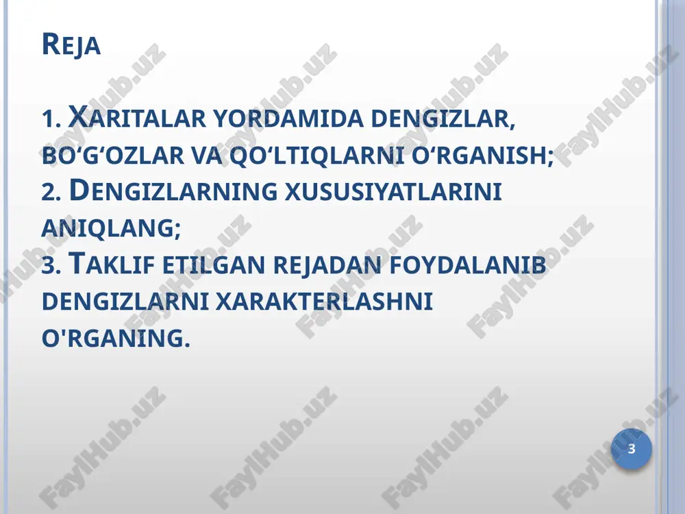 (1817-1900) dunyoga mashhur rossiyalik dengiz rassomi ivan konstantinovich o'z vatani qrimda yashab ijod qilgan. u o'zining asarlarining yarmidan ko'pini tashkil etuvchi dengiz manzaralari bilan mashhur. u barcha davrlarning eng buyuk dengiz rassomlaridan biri hisoblanadi. aivazovskiy asarlarida dengiz tabiatning asosi sifatida namoyon bo'ladi. dengiz ustida quyosh chiqishi va botishini tasvirlaydigan ko'plab landshaftlar shunchaki ajoyibdir. 11 ivan konstantinovich aivazovskiy osmon tozagi va suvning sovchiy yetishidagi yoqlik... dengizda ertalab 12 ivan konstantinovich aivazovskiy tahdidli, g'azablangan to'lqinlar fonida quyosh botishining yorqin nuqtasi ... to'qqizinchi to'lqin 13 e’tiboringiz uchun rahmat 14 image2.jpeg image3.jpeg image4.jpeg image5.jpeg image6.jpeg /docprops/thumbnail.jpeg