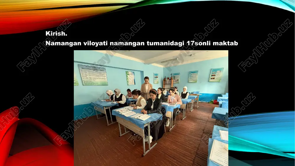 "yashash hududimizdagi kasblar" mavzusida trening mashg‘ulotini o‘tkazdim. mashg‘ulot davomida o‘quvchilar bilan hududimizda keng tarqalgan kasblar, ularning jamiyatdagi o‘rni va ahamiyati haqida suhbatlashdik. ishtirokchilar o‘z oilalarida yoki atrof-muhitda uchraydigan kasblar haqida fikr bildirishdi va o‘zlari qiziqqan sohalar bo‘yicha savollar berishdi. trening davomida kasb tanlash jarayonidagi muhim omillar, kasbiy ko‘nikmalar va mehnat bozoridagi talablar muhokama qilindi. mashg‘ulot yakunida o‘quvchilarga kelajak kasbini tanlashda foydali bo‘ladigan amaliy tavsiyalar berildi. amaliyotning sakkizinchi kuni 12.03.2025 sinf rahbari talabnomasiga asosan, autodestruktiv va destruktiv xulq-atvorga moyilligi mavjud o‘quvchilar bilan individual va guruh shaklidagi korrektsion tadbirlarni o‘tkazdim. dastlab, ularning psixologik holatini aniqlash maqsadida suhbat va diagnostik metodikalar qo‘lladim. olingan natijalarga tayanib, o‘quvchilarning hissiy holatini barqarorlashtirish, ijtimoiy moslashuvini yaxshilash va ijobiy motivatsiyani shakllantirishga yo‘naltirilgan mashg‘ulotlar tashkil etildi. shuningdek, ularning o‘ziga bo‘lgan ishonchini oshirish va muammolarni konstruktiv hal qilish ko‘nikmalarini rivojlantirishga qaratilgan psixologik trening va suhbatlar o‘tkazildi. amaliyotning to’qqizinchi kuni 13.03.2025 7-8-sinf o‘quvchilari bilan proektiv metodikalarni qo‘llagan holda “mening kelajakdagi kasbim” …