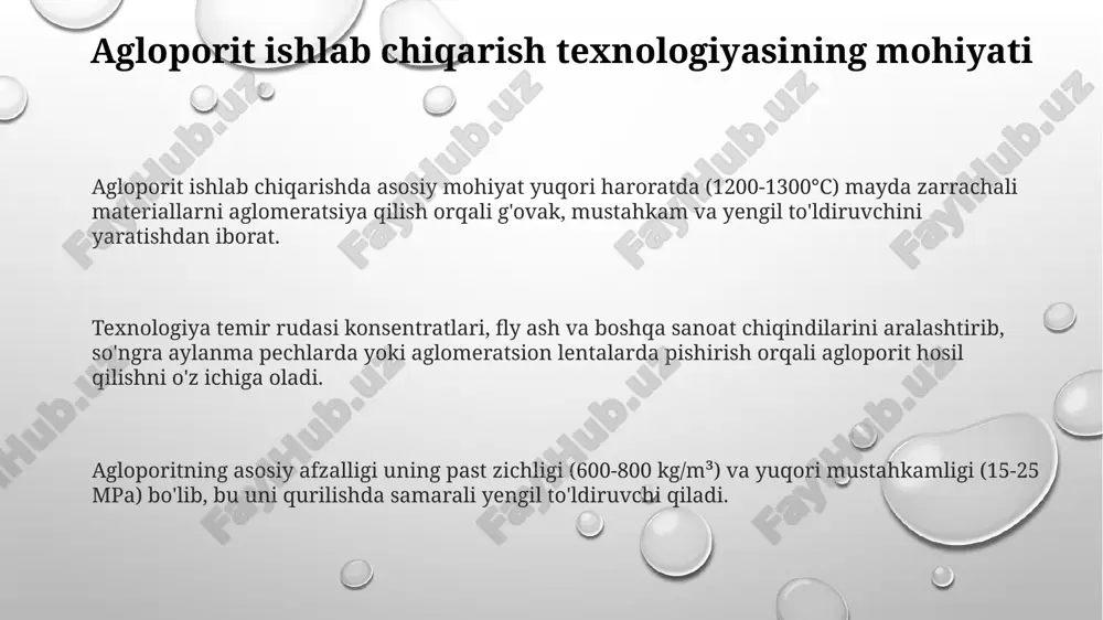 agloporit ishlab chiqarish texnalogiyasi - Page 3