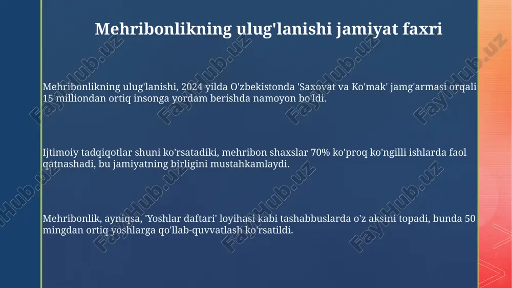 mehribonlikning ulug'lanishi jamiyat faxri - Page 3