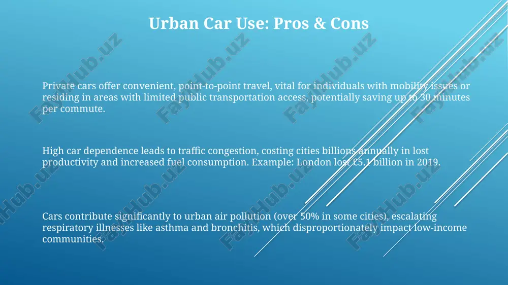 using car in cities advantages and disadvantages - Page 3