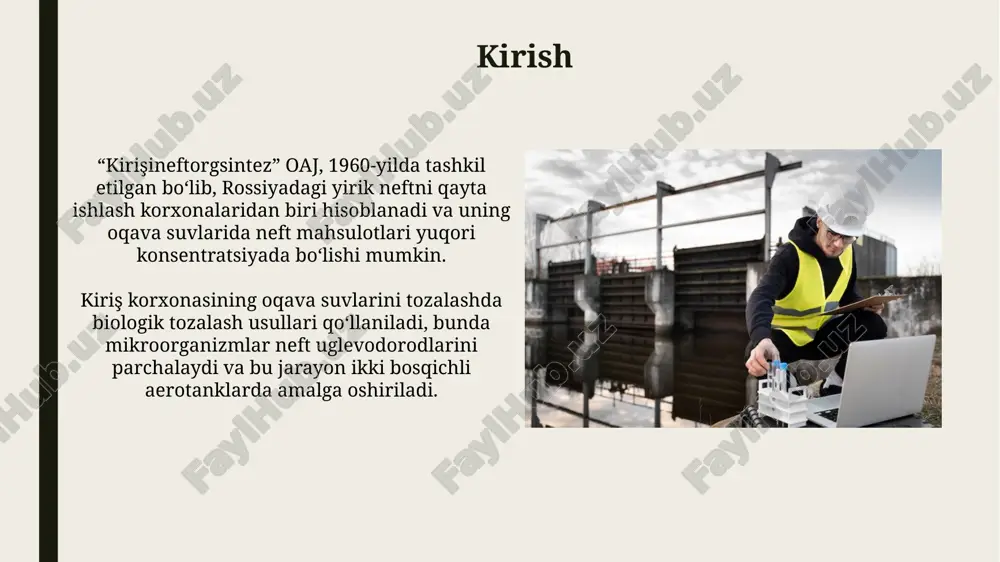 sanoat korxonalari suvlarini har xil elementlaridan tozalash - Page 3