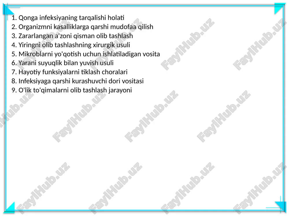 o'tkir xirurgik infeksiyalarni yiringli bosqichini davolash prinsplari - Page 3